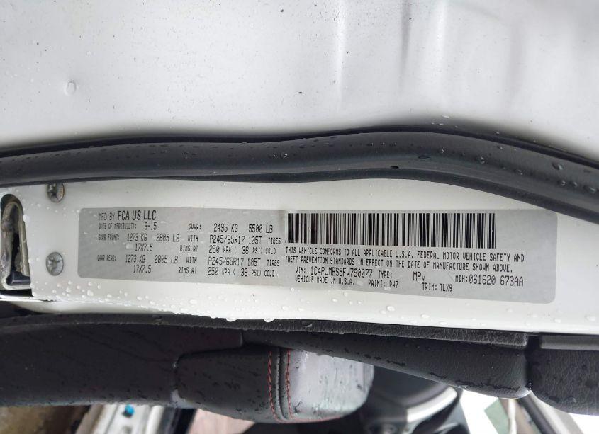 Photo 9 of 2015 Jeep Cherokee (VIN 1C4PJMBS5FW790077)