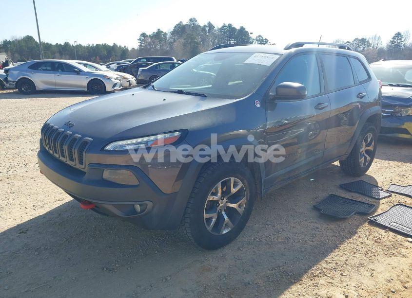 Photo 2 of 2014 Jeep Cherokee TRAILHAWK (VIN 1C4PJMBS6EW278987)