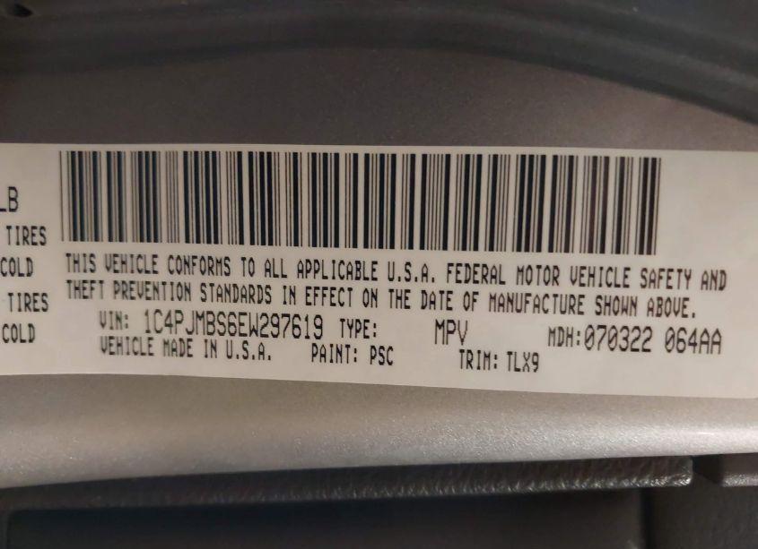 Photo 9 of 2014 Jeep Cherokee TRAILHAWK (VIN 1C4PJMBS6EW297619)