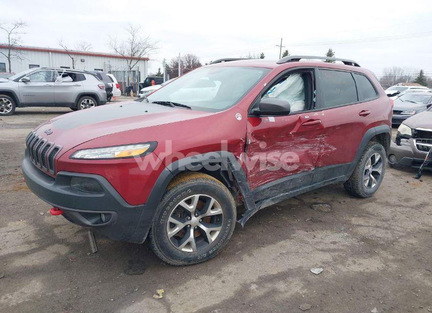 Photo 2 of 2017 Jeep Cherokee TRAILHAWK 4X4 (VIN 1C4PJMBS7HW624372)