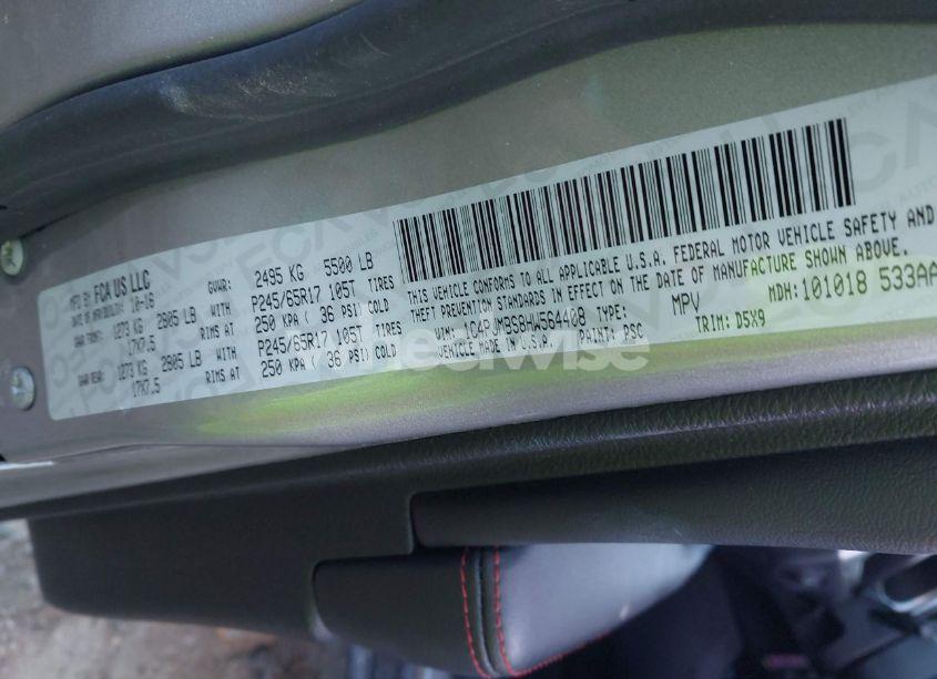 Photo 9 of 2017 Jeep Cherokee TRAILHAWK 4X4 (VIN 1C4PJMBS8HW564408)