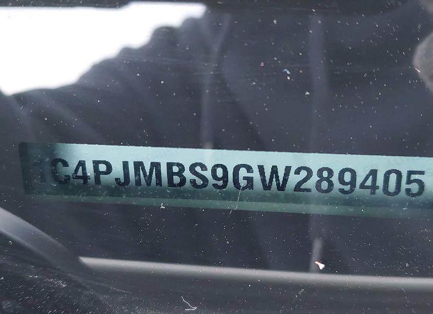 Photo 9 of 2016 Jeep Cherokee TRAILHAWK (VIN 1C4PJMBS9GW289405)