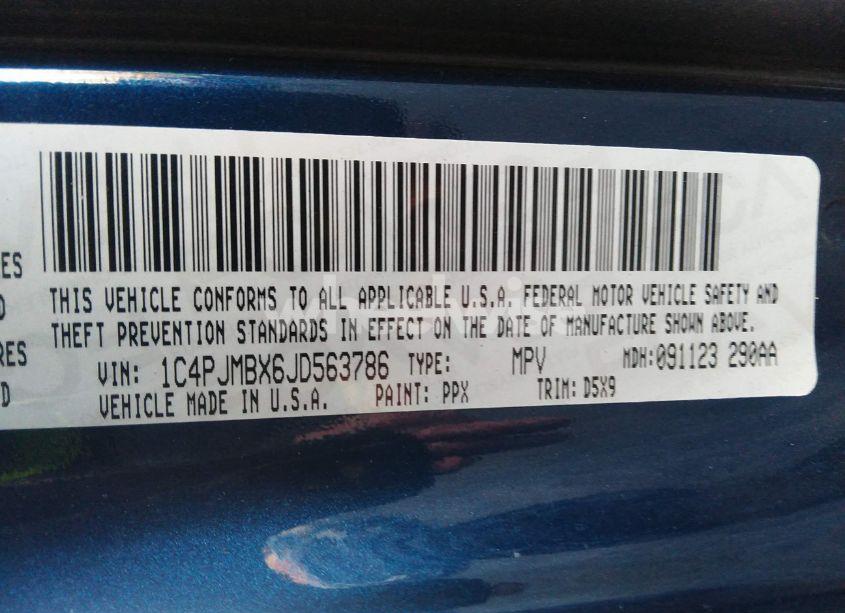 Photo 9 of 2018 Jeep Cherokee TRAILHAWK 4X4 (VIN 1C4PJMBX6JD563786)