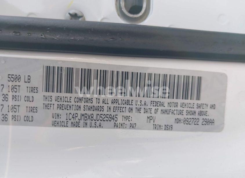 Photo 9 of 2018 Jeep Cherokee TRAILHAWK 4X4 (VIN 1C4PJMBX8JD525945)