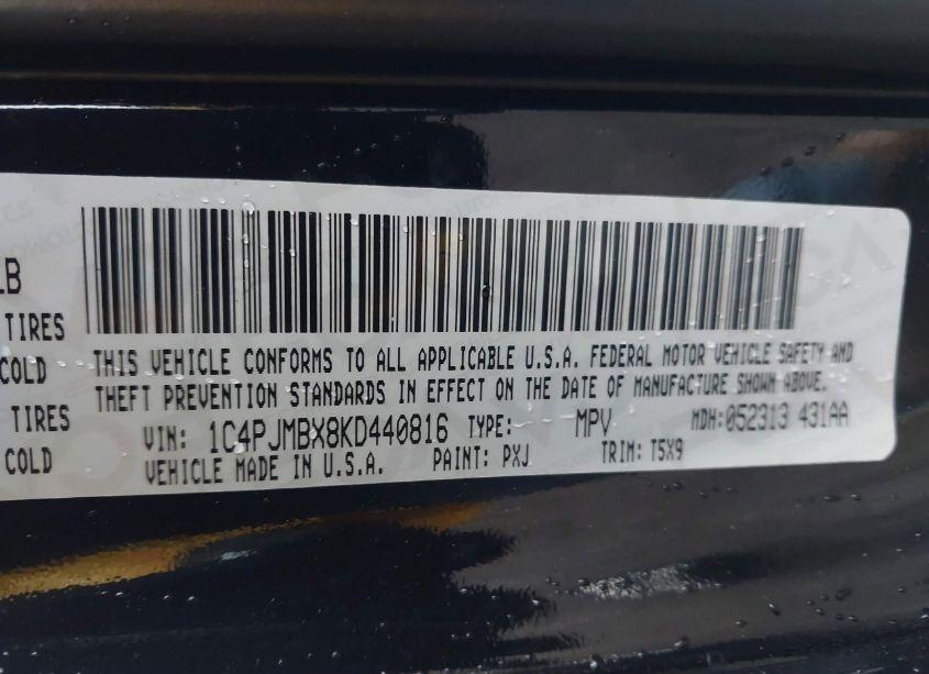 Photo 9 of 2019 Jeep Cherokee TRAILHAWK 4X4 (VIN 1C4PJMBX8KD440816)