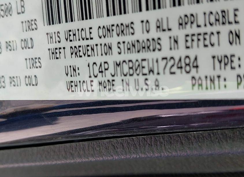 Photo 9 of 2014 Jeep Cherokee LATITUDE (VIN 1C4PJMCB0EW172484)