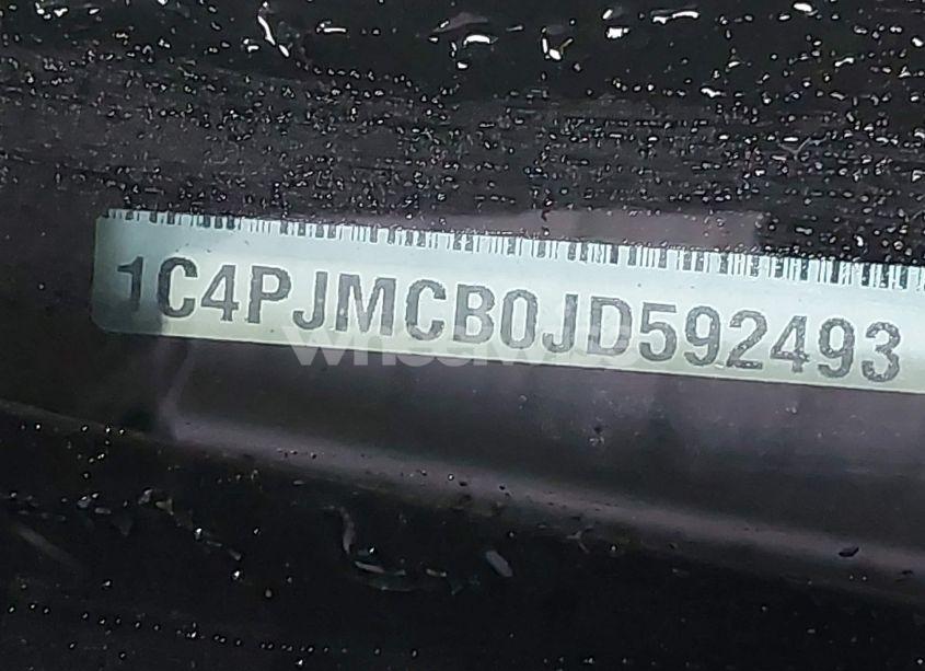 Photo 9 of 2018 Jeep Cherokee LATITUDE 4X4 (VIN 1C4PJMCB0JD592493)