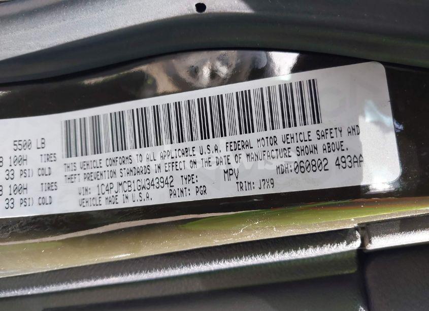 Photo 9 of 2016 Jeep Cherokee 75TH ANNIVERSARY (VIN 1C4PJMCB1GW343942)