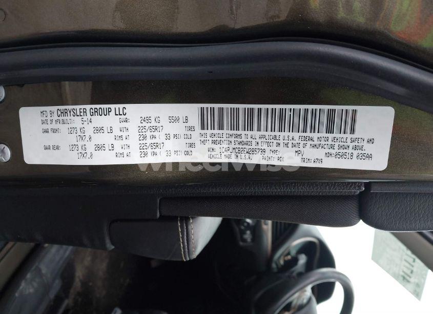 Photo 9 of 2014 Jeep Cherokee LATITUDE (VIN 1C4PJMCB2EW285739)