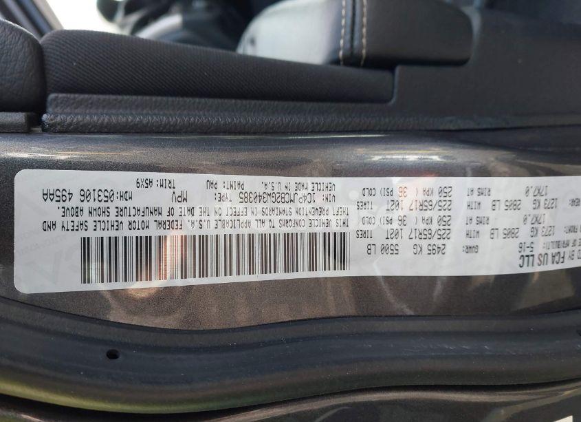 Photo 9 of 2016 Jeep Cherokee LATITUDE (VIN 1C4PJMCB2GW340385)