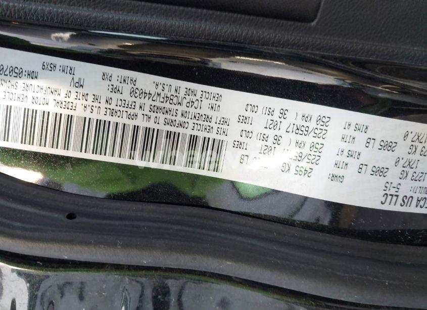 Photo 9 of 2015 Jeep Cherokee LATITUDE (VIN 1C4PJMCB4FW744030)