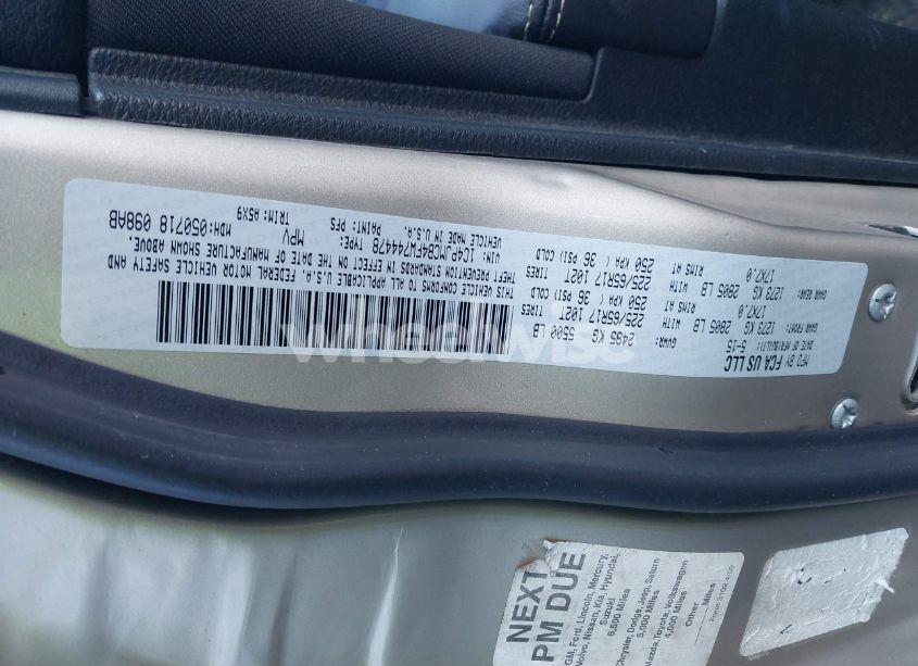 Photo 9 of 2015 Jeep Cherokee LATITUDE (VIN 1C4PJMCB4FW744478)