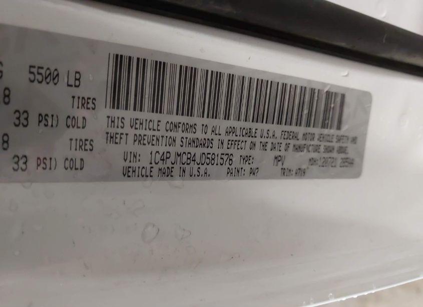 Photo 9 of 2018 Jeep Cherokee LATITUDE 4X4 (VIN 1C4PJMCB4JD581576)