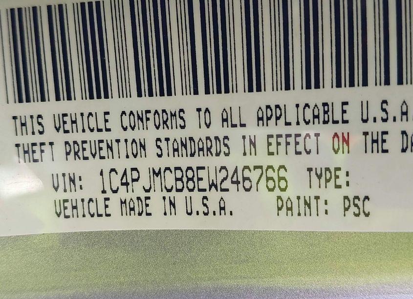 Photo 9 of 2014 Jeep Cherokee LATITUDE (VIN 1C4PJMCB8EW246766)