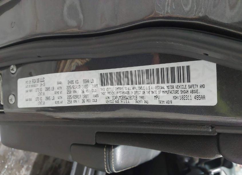 Photo 9 of 2016 Jeep Cherokee LATITUDE (VIN 1C4PJMCB9GW181719)