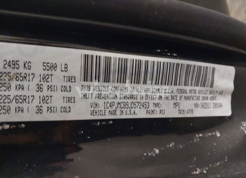 Photo 9 of 2018 Jeep Cherokee LATITUDE 4X4 (VIN 1C4PJMCB9JD572453)