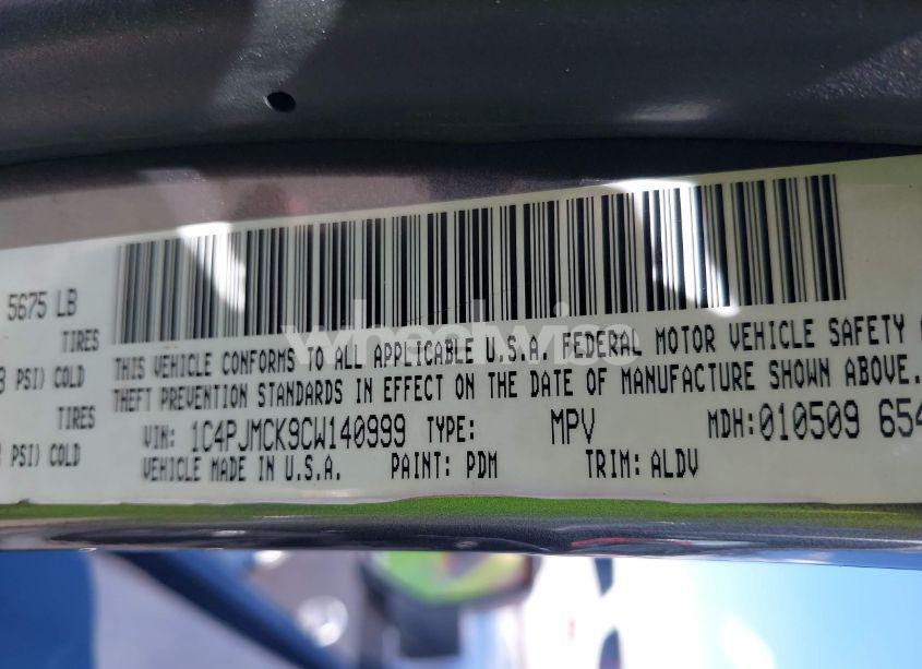 Photo 9 of 2012 Jeep Liberty LIMITED EDITION (VIN 1C4PJMCK9CW140999)