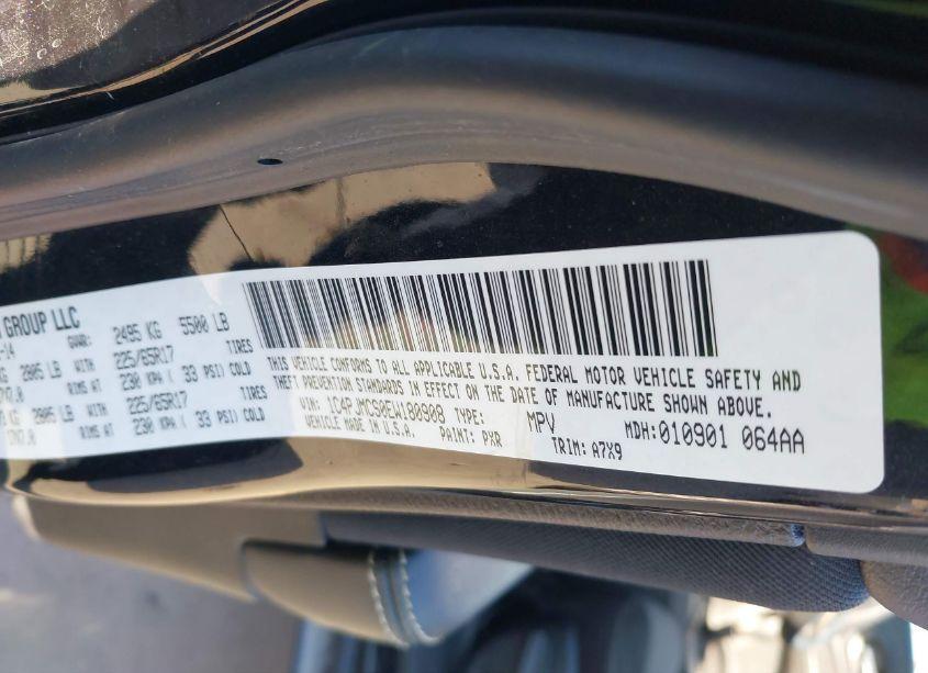 Photo 9 of 2014 Jeep Cherokee LATITUDE (VIN 1C4PJMCS0EW180908)