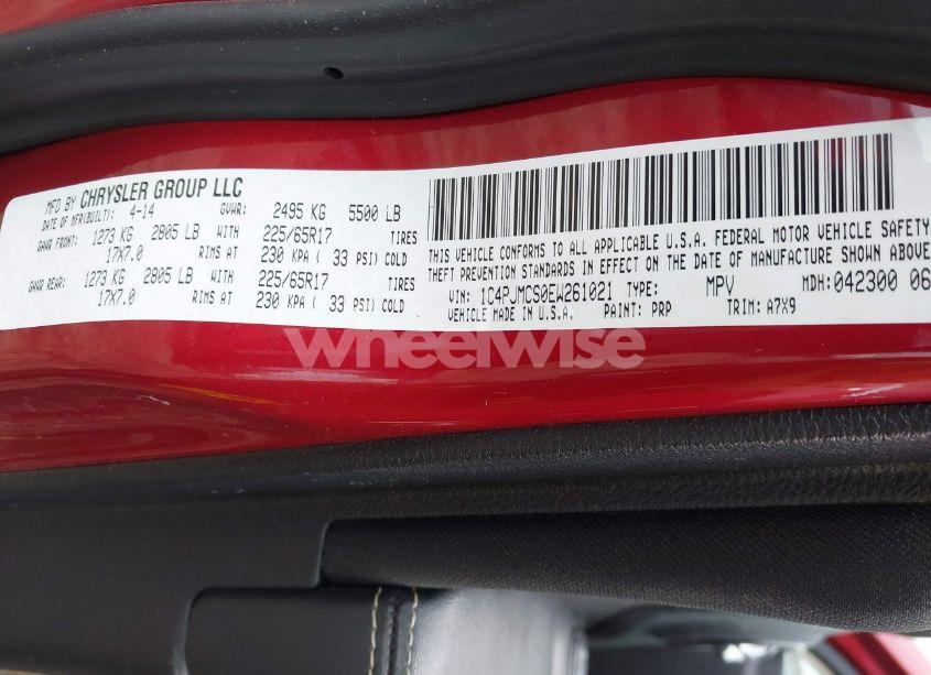 Photo 7 of 2014 Jeep Cherokee LATITUDE (VIN 1C4PJMCS0EW261021)