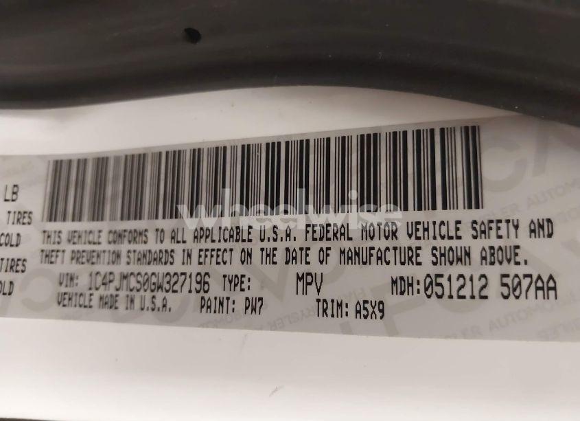 Photo 9 of 2016 Jeep Cherokee LATITUDE (VIN 1C4PJMCS0GW327196)