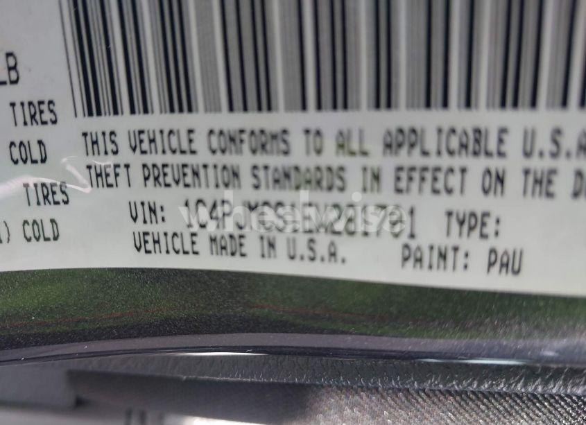 Photo 9 of 2014 Jeep Cherokee LATITUDE (VIN 1C4PJMCS1EW281701)