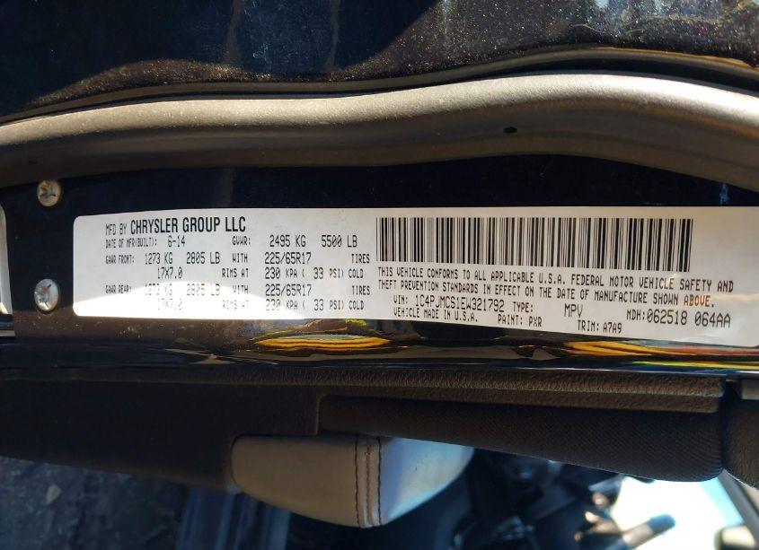 Photo 9 of 2014 Jeep Cherokee LATITUDE (VIN 1C4PJMCS1EW321792)