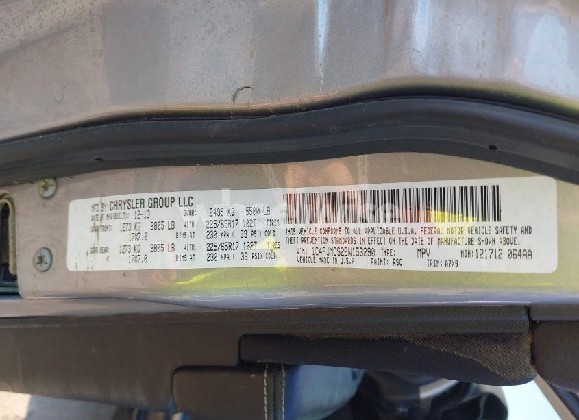 Photo 9 of 2014 Jeep Cherokee LATITUDE (VIN 1C4PJMCS2EW153290)