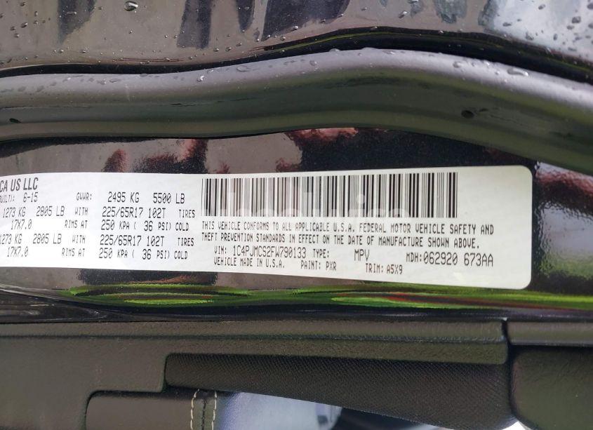 Photo 9 of 2015 Jeep Cherokee LATITUDE (VIN 1C4PJMCS2FW790133)