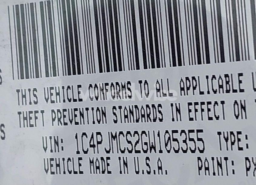 Photo 9 of 2016 Jeep Cherokee LATITUDE (VIN 1C4PJMCS2GW105355)