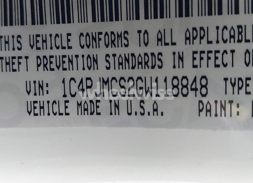 Photo 9 of 2016 Jeep Cherokee LATITUDE (VIN 1C4PJMCS2GW118848)