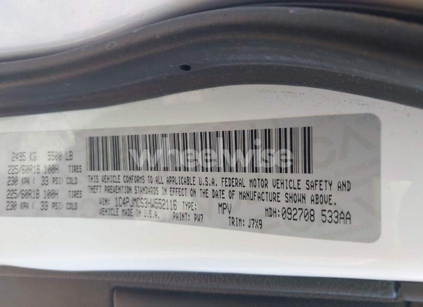 Photo 9 of 2017 Jeep Cherokee 75TH ANNIVERSARY EDITION 4X4 (VIN 1C4PJMCS3HW552116)