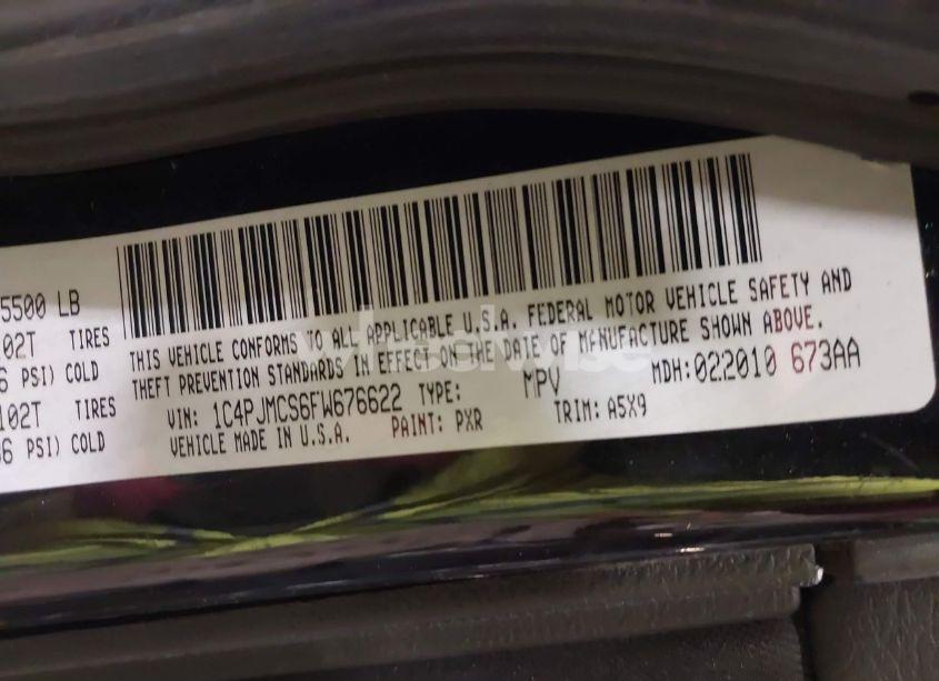 Photo 9 of 2015 Jeep Cherokee LATITUDE (VIN 1C4PJMCS6FW676622)