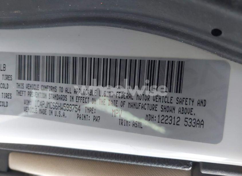 Photo 9 of 2017 Jeep Cherokee LATITUDE 4X4 (VIN 1C4PJMCS6HW599754)