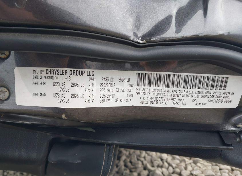 Photo 9 of 2014 Jeep Cherokee LATITUDE (VIN 1C4PJMCS7EW150787)