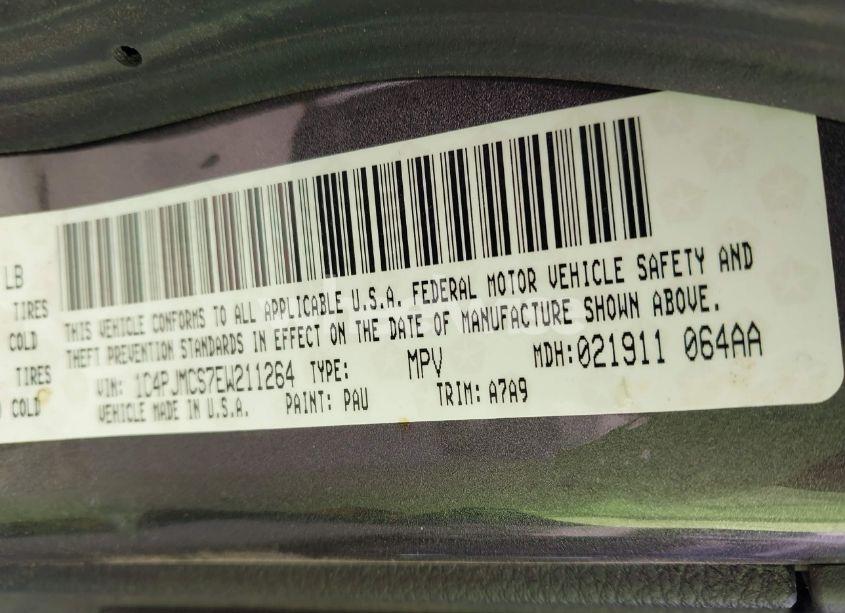 Photo 9 of 2014 Jeep Cherokee LATITUDE (VIN 1C4PJMCS7EW211264)