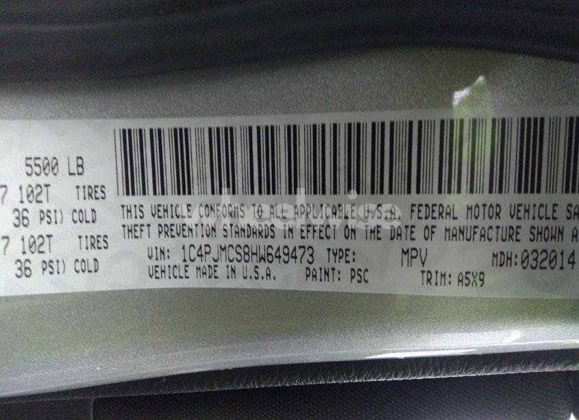 Photo 9 of 2017 Jeep Cherokee LATITUDE 4X4 (VIN 1C4PJMCS8HW649473)