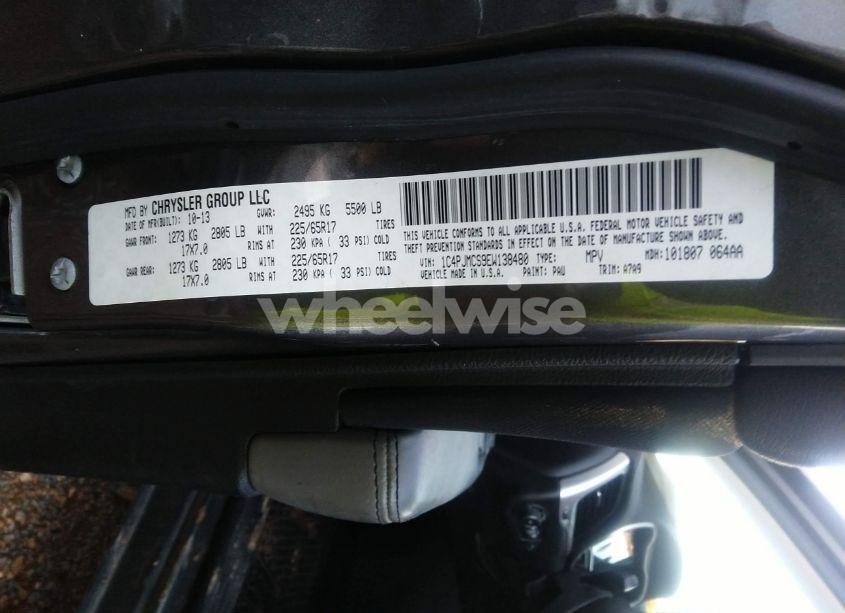 Photo 9 of 2014 Jeep Cherokee LATITUDE (VIN 1C4PJMCS9EW138480)