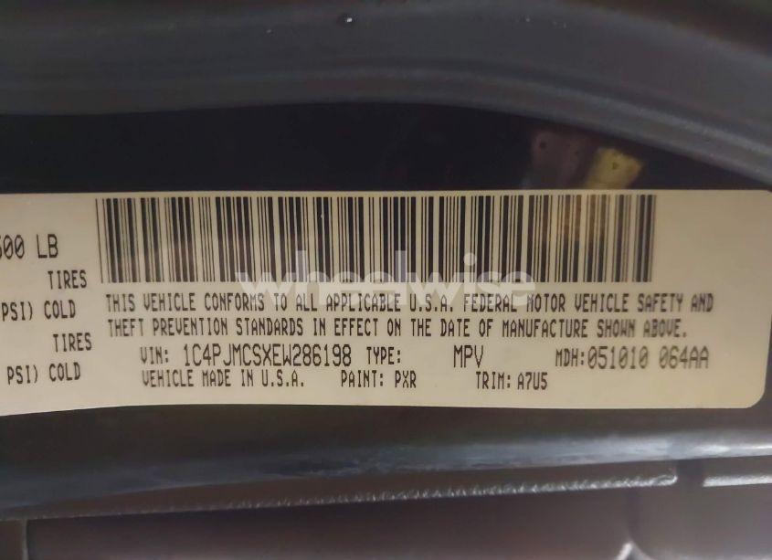 Photo 9 of 2014 Jeep Cherokee LATITUDE (VIN 1C4PJMCSXEW286198)