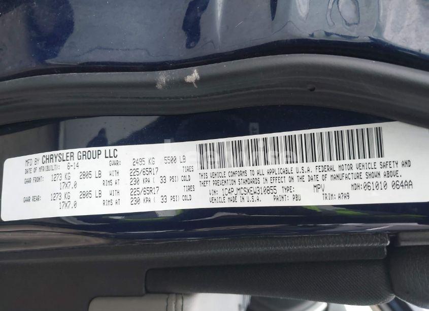 Photo 9 of 2014 Jeep Cherokee LATITUDE (VIN 1C4PJMCSXEW310855)