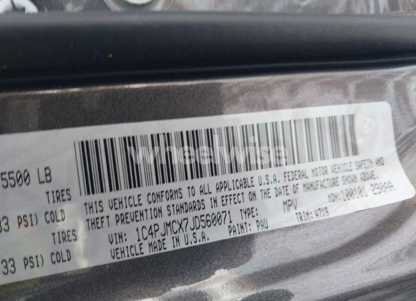 Photo 9 of 2018 Jeep Cherokee LATITUDE 4X4 (VIN 1C4PJMCX7JD560071)