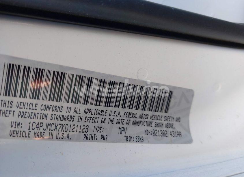 Photo 9 of 2019 Jeep Cherokee LATITUDE 4X4 (VIN 1C4PJMCX7KD121129)