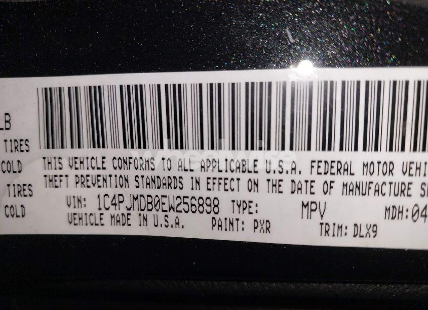 Photo 9 of 2014 Jeep Cherokee LIMITED (VIN 1C4PJMDB0EW256898)