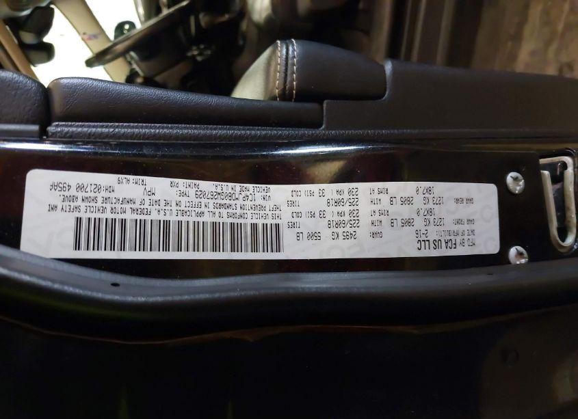 Photo 9 of 2016 Jeep Cherokee LIMITED (VIN 1C4PJMDB0GW267029)