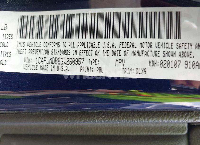 Photo 9 of 2016 Jeep Cherokee LIMITED (VIN 1C4PJMDB6GW260957)