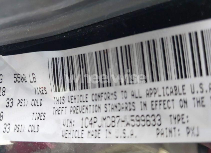 Photo 9 of 2017 Jeep Cherokee LIMITED 4X4 (VIN 1C4PJMDB7HW599633)