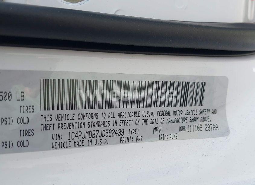 Photo 9 of 2018 Jeep Cherokee LIMITED 4X4 (VIN 1C4PJMDB7JD592439)