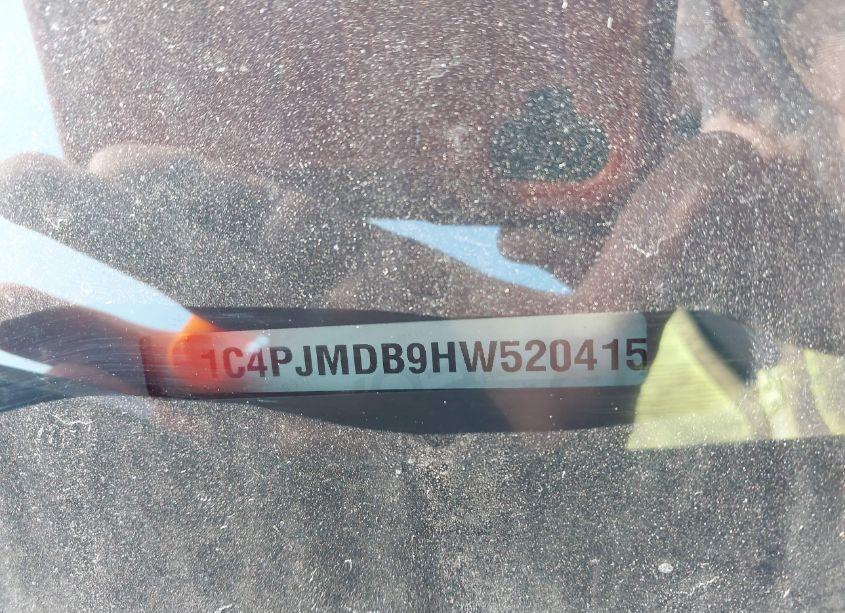 Photo 9 of 2017 Jeep Cherokee LIMITED 4X4 (VIN 1C4PJMDB9HW520415)