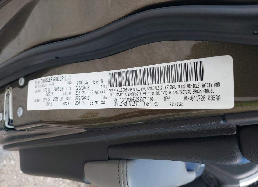 Photo 9 of 2014 Jeep Cherokee LIMITED (VIN 1C4PJMDBXEW266337)