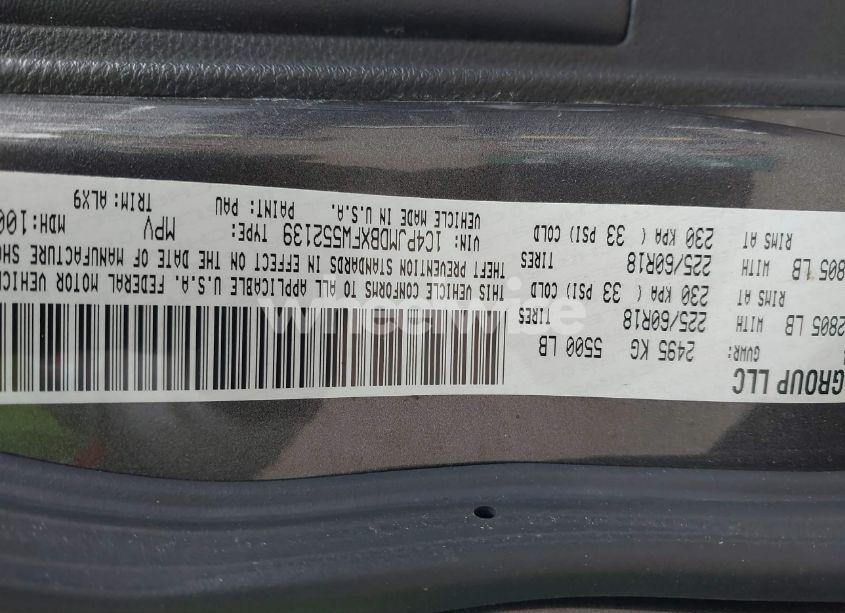 Photo 9 of 2015 Jeep Cherokee LIMITED (VIN 1C4PJMDBXFW552139)