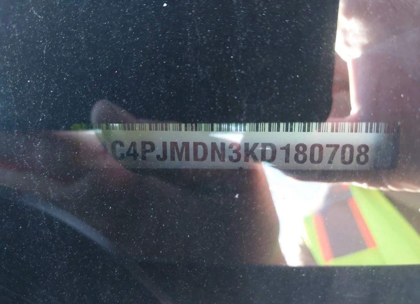 Photo 9 of 2019 Jeep Cherokee LIMITED 4X4 (VIN 1C4PJMDN3KD180708)